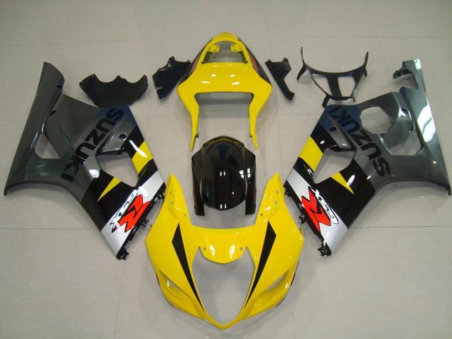 Jaune Gris Carénage Suzuki GSXR 1000 K3 03-04 Jaune Gris Carénage Suzuki GSXR 1000 K3 03-04