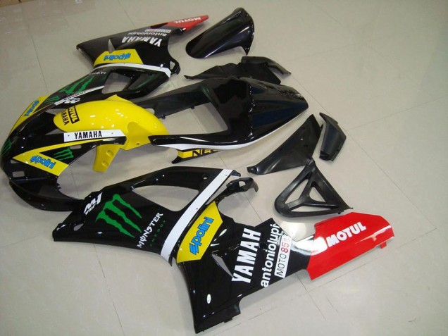 Jaune Monster Carénages Yamaha R1 00-01 Jaune Monster Carénages Yamaha R1 00-01