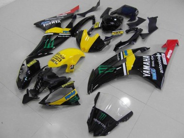 Jaune Monster Carrosserie Yamaha R6 08-16