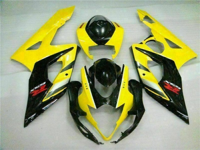 Jaune Noir Carénage Suzuki GSXR 1000 K5 05-06 Jaune Noir Carénage Suzuki GSXR 1000 K5 05-06