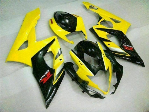 Jaune Noir Carénage Suzuki GSXR 1000 K5 05-06 Jaune Noir Carénage Suzuki GSXR 1000 K5 05-06