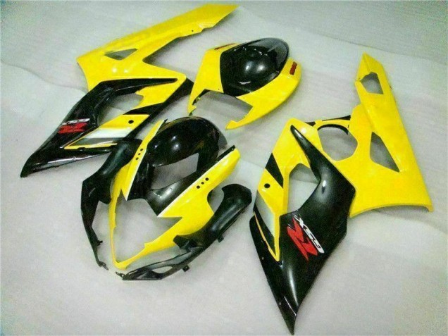 Jaune Noir Carénage Suzuki GSXR 1000 K5 05-06 Jaune Noir Carénage Suzuki GSXR 1000 K5 05-06