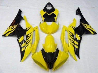 Jaune Noir Carénage Yamaha R6 08-16