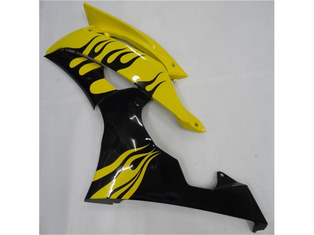 Jaune Noir Carénage Yamaha R6 08-16 Jaune Noir Carénage Yamaha R6 08-16