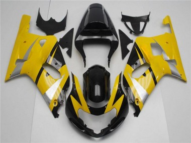 Jaune Noir Carénages Suzuki GSXR 600 / 750 K1 K2 K3 01-03