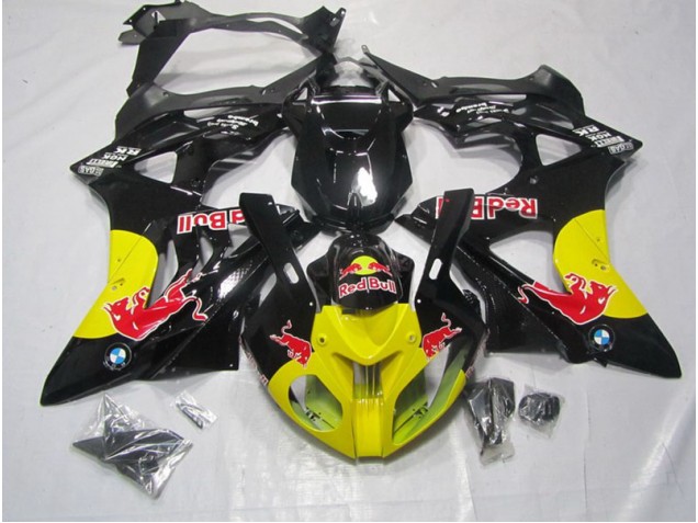 Jaune Noir Red Bull Carénage BMW S1000RR 09-14 Jaune Noir Red Bull Carénage BMW S1000RR 09-14
