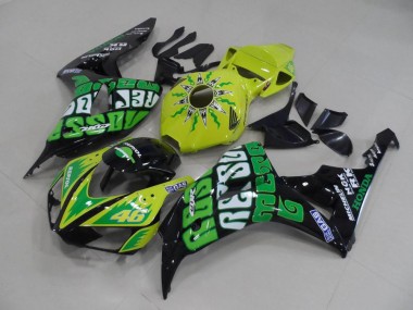 Jaune Vert Rossi Carénage Honda CBR 1000 RR 06-07