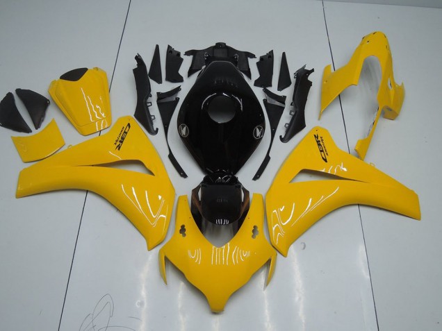Jaune et Noir Carénage Honda CBR 1000 RR 08-11 Jaune et Noir Carénage Honda CBR 1000 RR 08-11