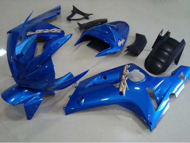 Light Bleu Carénage Kawasaki ZX6R 03-04 Light Bleu Carénage Kawasaki ZX6R 03-04