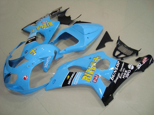 Light Bleu Noir Carénage Suzuki GSXR 1000 K1 00-02 Light Bleu Noir Carénage Suzuki GSXR 1000 K1 00-02