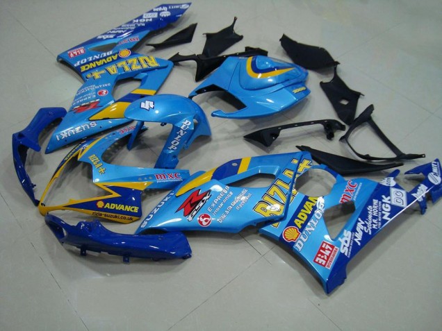 Light Bleu Rizla Carénage Suzuki GSXR 1000 K5 05-06 Light Bleu Rizla Carénage Suzuki GSXR 1000 K5 05-06