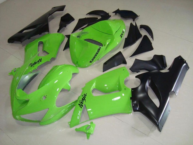 Lime Vert Carénage Kawasaki ZX6R 05-06 Lime Vert Carénage Kawasaki ZX6R 05-06