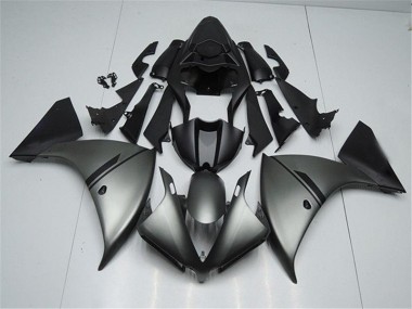 Matte Gris Noir Carénage Yamaha R1 12-14