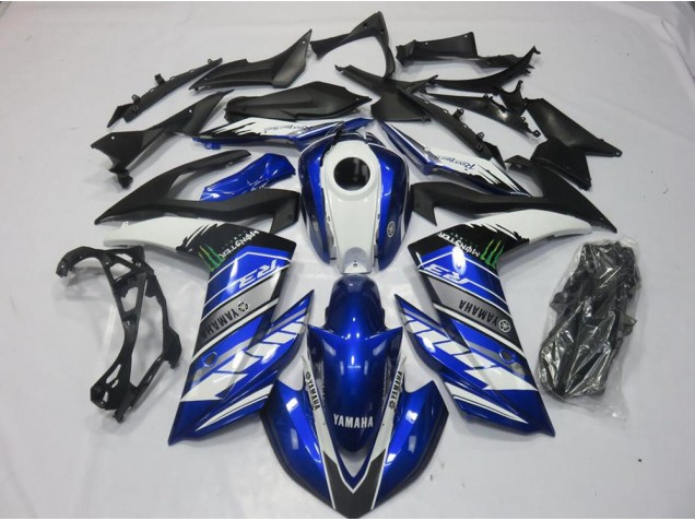 Monster Bleu Carénage Yamaha R3 15-22 Monster Bleu Carénage Yamaha R3 15-22