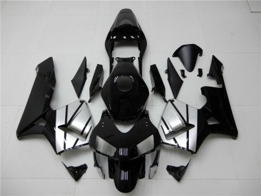 Noir Argent Carénage Honda CBR 600 RR 03-04