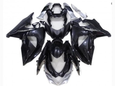 Noir Argent Carénage Suzuki GSXR 1000 K9 09-16
