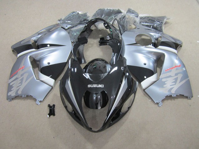 Noir Argent Carénage Suzuki GSXR 1300 Hayabusa 96-07 Noir Argent Carénage Suzuki GSXR 1300 Hayabusa 96-07