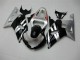 Noir Argent Carénage Suzuki GSXR 600 / 750 K1 K2 K3 01-03