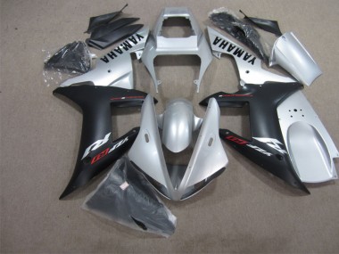 Noir Argent Carénage Yamaha R1 02-03