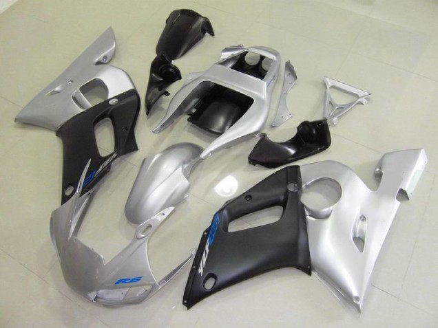 Noir Argent Carénage Yamaha R6 98-02 Noir Argent Carénage Yamaha R6 98-02