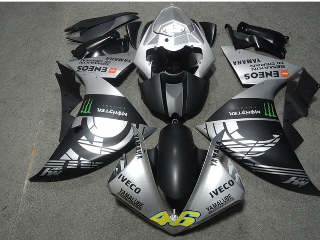 Noir Argent Monster IVECO 46 Carénage Honda CBR 600 RR 07-08 Noir Argent Monster IVECO 46 Carénage Honda CBR 600 RR 07-08