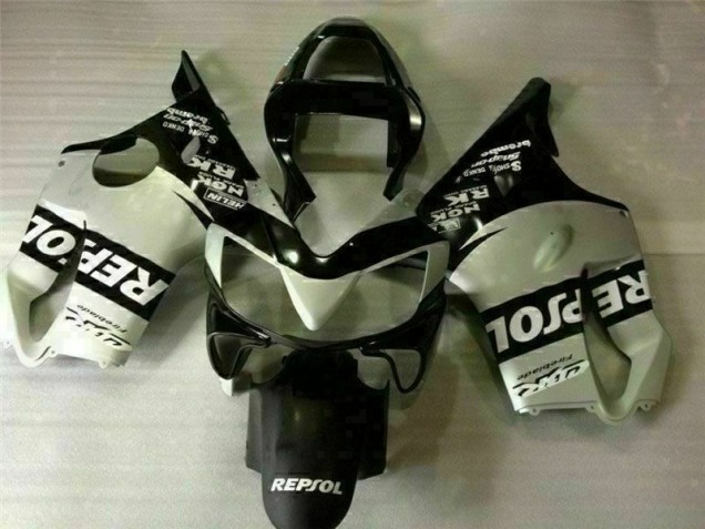 Noir Argent Repsol Carénage Honda CBR 600 F4i 01-03