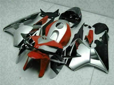 Noir Argent Rouge Carénage Honda CBR 600 RR 05-06
