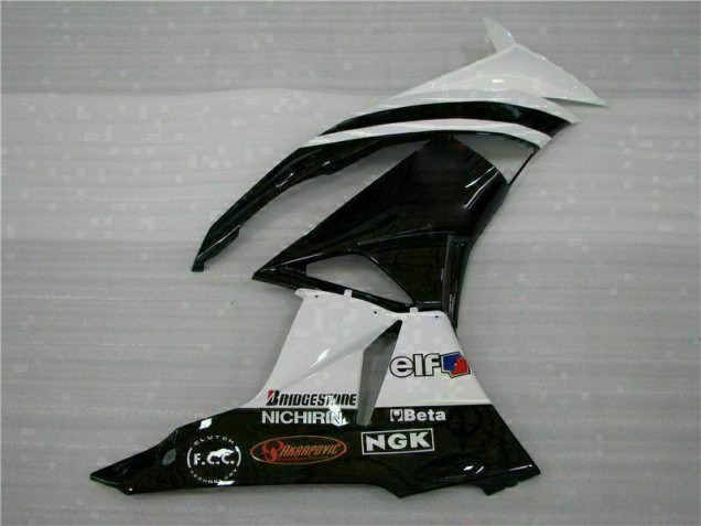 Noir Blanc 3M Touch4 Carénage Kawasaki ZX6R 09-12 Noir Blanc 3M Touch4 Carénage Kawasaki ZX6R 09-12