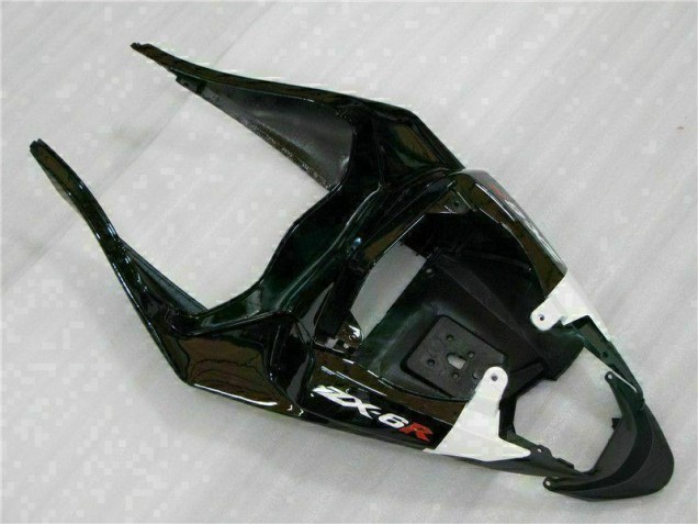 Noir Blanc 3M Touch4 Carénage Kawasaki ZX6R 09-12 Noir Blanc 3M Touch4 Carénage Kawasaki ZX6R 09-12