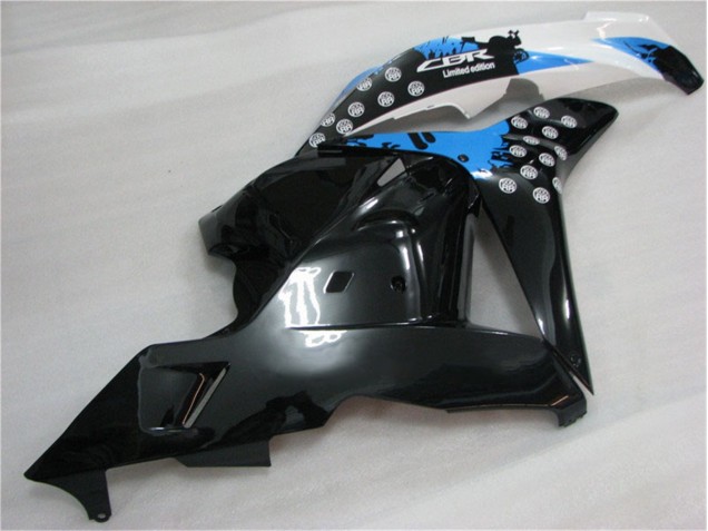 Noir Blanc Bleu Carénage Honda CBR 600 RR 09-12 Noir Blanc Bleu Carénage Honda CBR 600 RR 09-12