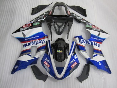 Noir Blanc Bleu Santander Carénage Yamaha R1 00-01