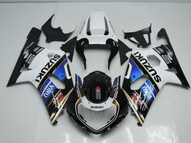 Noir Blanc Bleu Viru Carénage Suzuki GSXR 750 K1 K2 K3 01-03