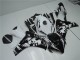 Noir Blanc Carénage Honda CBR 1000 RR 08-11 Noir Blanc Carénage Honda CBR 1000 RR 08-11