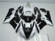 Noir Blanc Carénage Kawasaki ZX6R 05-06