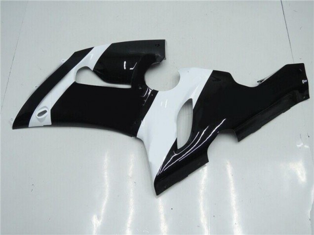 Noir Blanc Carénage Kawasaki ZX6R 05-06