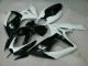 Noir Blanc Carénage Suzuki GSXR 600 / 750 K6 06-07 Noir Blanc Carénage Suzuki GSXR 600 / 750 K6 06-07