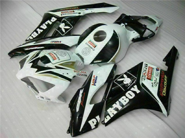 Noir Blanc Carénages Honda CBR 1000 RR 04-05 Noir Blanc Carénages Honda CBR 1000 RR 04-05