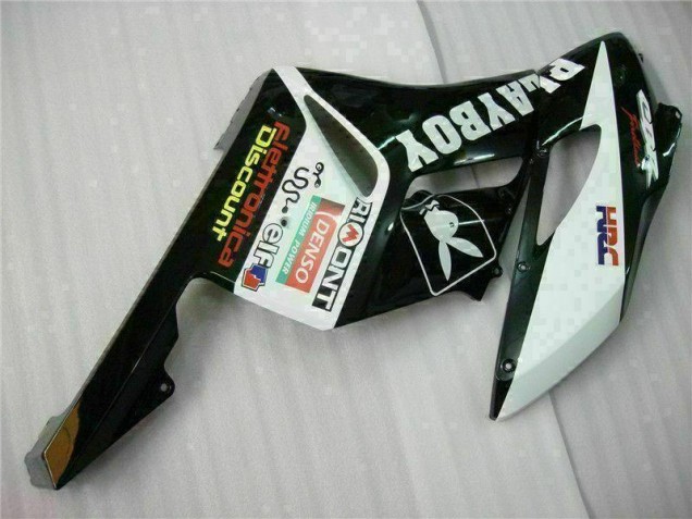 Noir Blanc Carénages Honda CBR 1000 RR 04-05 Noir Blanc Carénages Honda CBR 1000 RR 04-05