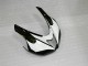 Noir Blanc Carénages Kawasaki ZX6R 07-08 Noir Blanc Carénages Kawasaki ZX6R 07-08