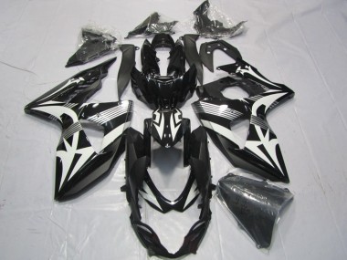 Noir Blanc Carénages Suzuki GSXR 1000 K9 09-16
