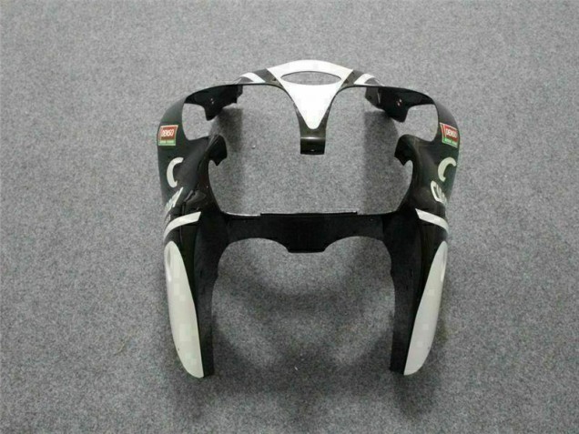 Noir Blanc Eurobet Carénage Kawasaki ZX6R 00-02 Noir Blanc Eurobet Carénage Kawasaki ZX6R 00-02