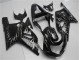 Noir Blanc Flamme Carénage Suzuki GSXR 600 / 750 K1 K2 K3 01-03 Noir Blanc Flamme Carénage Suzuki GSXR 600 / 750 K1 K2 K3 01-03