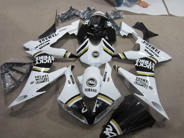 Noir Blanc Lucky Strike Carénage Yamaha R1 04-06