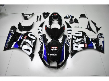 Noir Blanc Motul Carénage Suzuki GSXR 1000 17-23