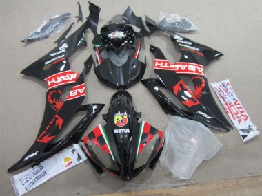 Noir Blanc Motul Carénage Yamaha R6 08-16