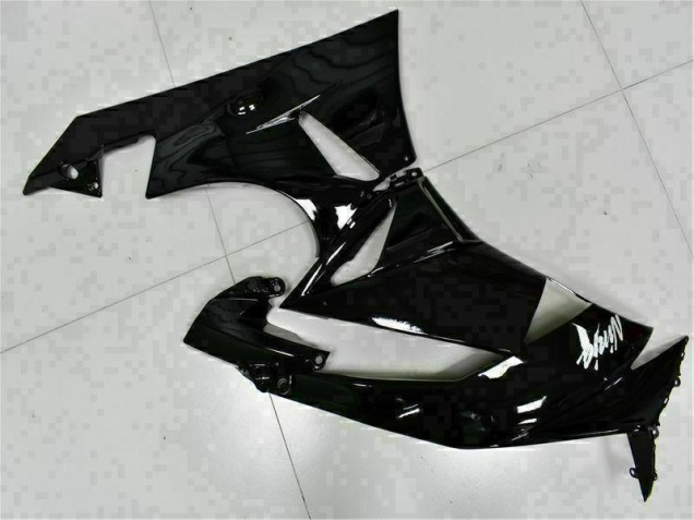 Noir Blanc Ninja Carénage Kawasaki ZX6R 09-12 Noir Blanc Ninja Carénage Kawasaki ZX6R 09-12