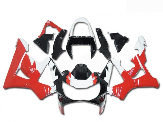 Noir Blanc Rouge Carénage Honda CBR 900 RR 929RR 00-01 Noir Blanc Rouge Carénage Honda CBR 900 RR 929RR 00-01