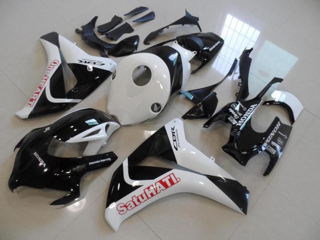 Noir Blanc Satuhati Carénage Honda CBR 1000 RR 08-11 Noir Blanc Satuhati Carénage Honda CBR 1000 RR 08-11