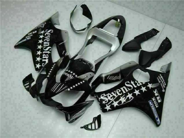 Noir Blanc SevenStarss Carénage Honda CBR 600 F4i 01-03 Noir Blanc SevenStarss Carénage Honda CBR 600 F4i 01-03