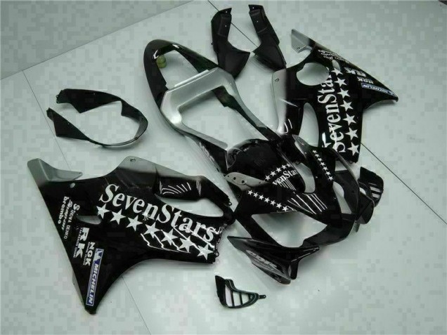 Noir Blanc SevenStarss Carénage Honda CBR 600 F4i 01-03 Noir Blanc SevenStarss Carénage Honda CBR 600 F4i 01-03